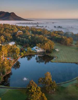 aerial of Avani Cypress Lakes Resort