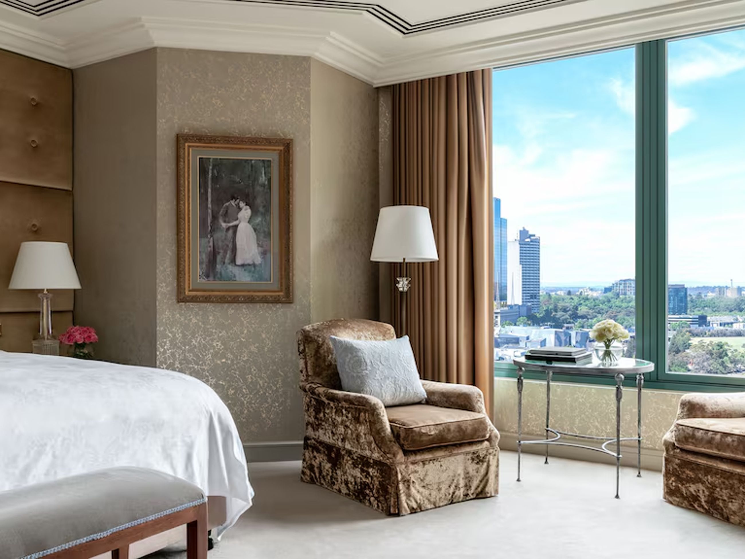 The Langham Melbourne room view