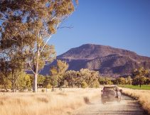 car driving around moree road trip