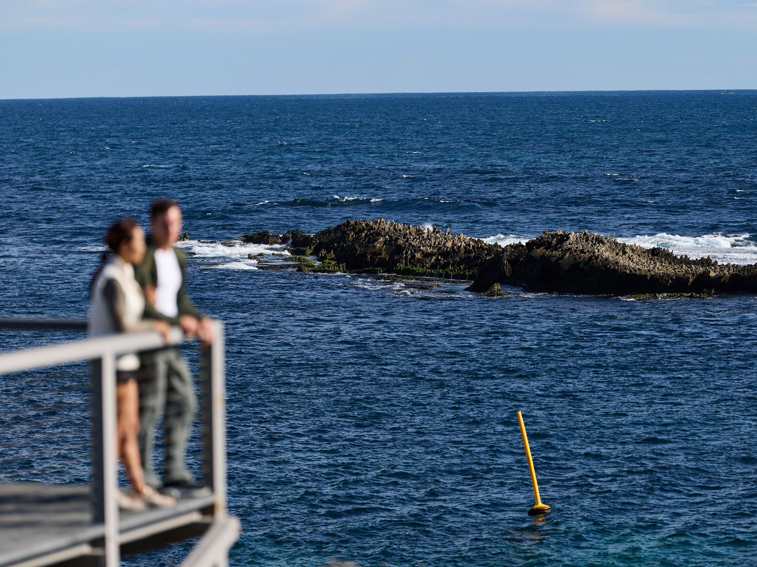 Couple at the lookout on Rottnest Island's coast