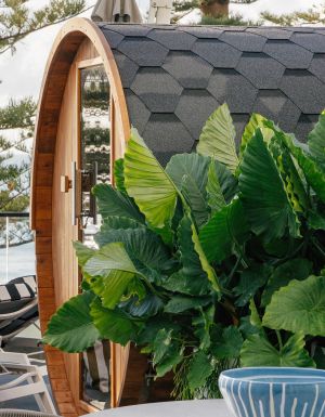 elysium manly wellness suite terrace with sauna