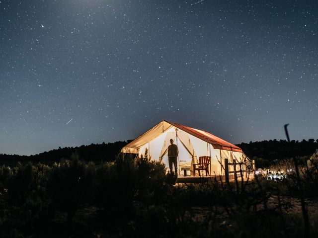 hipcamp glamping tent